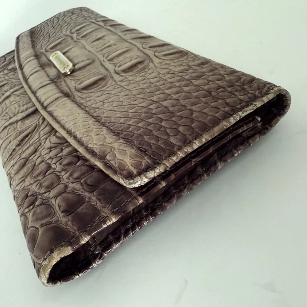 Brahmin Modern Checkbook Melbourne Leather Wallet